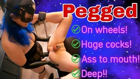Training Zero Femdom Anal Pegging on Wheels! Strapon Fucking Ass to Mouth Bondage BDSM Slave Real Homemade Amateur MILF Stepmom