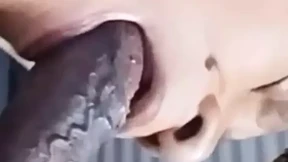 Close up sucking Close up sucking