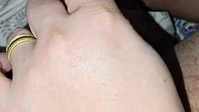 Step mom handjob step son dick without shame
