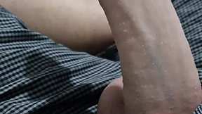 Step mom leg slap step step son big dick in erection