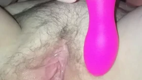 My wife lies and plays with her pussy with a dildo until she has an orgasm My wife lies and plays with her pussy with a dildo until she has an orgasm