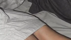Step mom hand slip on step son ass being naked attraction in her bed