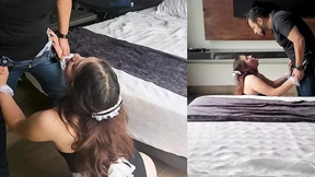 Fiery slut dominated and rewarded with wild fucking (Very hard anal sex)