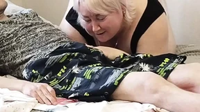 Stepmom sucks my dick during a break Stepmom sucks my dick during a break
