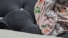 Step mom in bodysuit get changed in front of step son