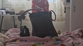 The bitch is at work again, her friend at home has videotaped her, she is oblivious to everything The bitch is at work again, her friend at home has videotaped her, she is oblivious to everything