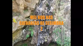 Mel Naked at Sesimbra Falls 2