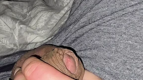 Step mom pulled out step son dick without shame and handjob him