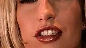 Blonde Wife Gives Hot Blowjobs to Uninvited Stud