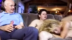 Scandalous Blonde Wife Sucks Cock&#x1F346; Hardcore Threeway Frenzy