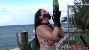 Busty sub dominated and used for pleasure by two lesbians