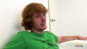 At work, a slender individual engages in sexual intercourse with a coworker who has a striking red hair At work, a slender individual engages in sexual intercourse with a coworker who has a striking red hair
