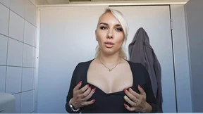 Blonde MILF with Big Natural Tits Fingers Pussy at Work and Almost Gets Caught Blonde MILF with Big Natural Tits Fingers Pussy at Work and Almost Gets Caught