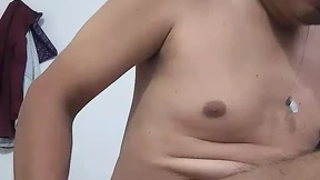 Professional Latina submissive deep blowjob