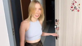 Innocent blonde teen wasn’t ready for her new boyfriend's dick