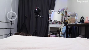 Rough domination with JOI masturbation and footfetish