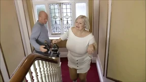 huge big granny tits fuck grandpas cock