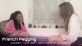 French Pegging - cuckold, BBC, humiliation, femdom, CEI