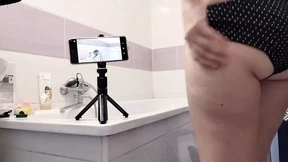 Sexy Latina Shaves Her Legs  Hairy Brunette Big Tits Big Ass 