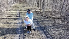 MILF Fucked Outside and Followed by a Drone