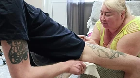 mother-in-law sucks off a large portion of hot cum from a dick and swallows it mother-in-law sucks off a large portion of hot cum from a dick and swallows it
