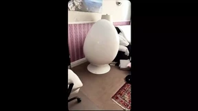 I Get Myself off for You in My Retro Egg Chair