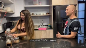 Verito Aguas gets pounded in the kitchen by horny handyman ErikKlein after blowjob and hard Sex Verito Aguas gets pounded in the kitchen by horny handyman ErikKlein after blowjob and hard Sex