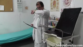 Mature gyno spot - mature woman gyno exam secretly caught on covert cam by freaky gynecologist Mature gyno spot - mature woman gyno exam secretly caught on covert cam by freaky gynecologist
