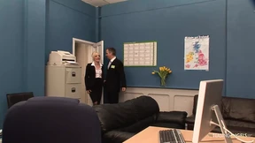 An office interview turns spicy once the brunette and blonde chicks beg for group sex An office interview turns spicy once the brunette and blonde chicks beg for group sex