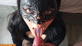 HUGE CUMSHOT - WIFE SWALLOWS ALL - MILLIE FOX