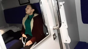 A stranger and a fellow traveler and I cumming in a train compartment - Lesbian-candys A stranger and a fellow traveler and I cumming in a train compartment - Lesbian-candys