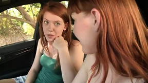Red headed lesbians, strap- on for some fun 
