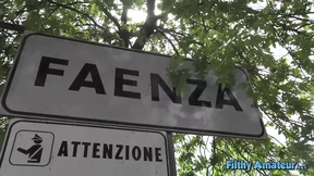 Selvaggia Forte exhibitionist teen with a great desire to transgress