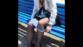 Pussy Flash - My Slutty Teacher Fingers Her Pussy In Public Park With People Watching - MissCreamy Pussy Flash - My Slutty Teacher Fingers Her Pussy In Public Park With People Watching - MissCreamy