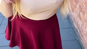 Public Agent find horny busty blonde! What a cock riding!