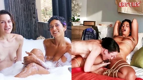 Ersties - Lesbian Power Game - Flora controls Lexi's lust to climax