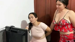 My stepsister is horny and she goes to look for me when I'm working so that I can fuck her pink pussy My stepsister is horny and she goes to look for me when I'm working so that I can fuck her pink pussy