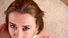 Cute blonde gets a good fuck and a Huge Facial - POV