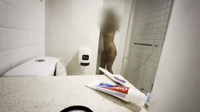 Catching My Step-sister Touching Herself in the Shower and Let Me Fuck