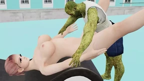 Zombie Monster hardcore Fucking with big dick