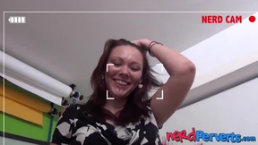 Reluctant amateur Bella Star finally has a taste of my cock on camera