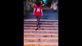A Walk Outside Before the Dance with the Slave Chains