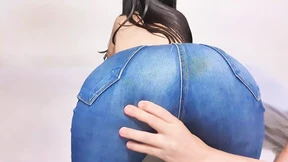 Young wife showing off her beautiful ass