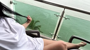 Naughty stepdaughter masturbates by the sea - Real orgasm - hard and horny tits Naughty stepdaughter masturbates by the sea - Real orgasm - hard and horny tits