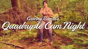 Granny Bambi's Intense Multiple Orgasms Session