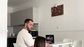 Bts Hardcore Fuck on the Table with Adam Costa