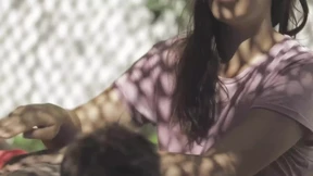 Asian Hottie Katana Sucks Off Hung Tattooed Stud Before Outdoor Fucking