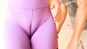 Playing with My Latina GF Pussy and Booty Close up