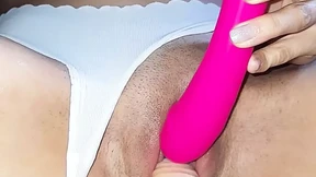 Super Creamy Dildo Fuking Beautiful Pussy