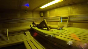 Sweaty Sauna Slut: Big Booty Girl Fucked Raw